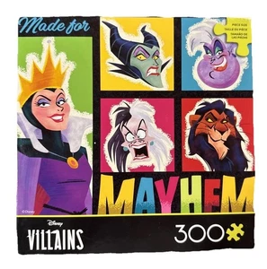 Ceaco Disney Villains Mayhem 300 Pieces Free Shipping - Picture 1 of 2