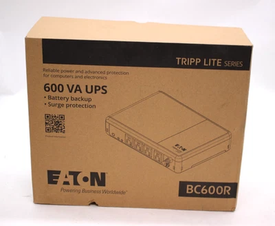 Eaton Tripp Lite Series 600VA 300W 120V Standby UPS BC600R - Image 1 of 4