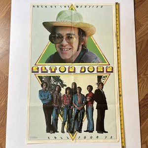 Póster de colección raro de Elton John Rock of The Westies Fall Tour 1975 - clásico de los años 70 - Imagen 1 de 10