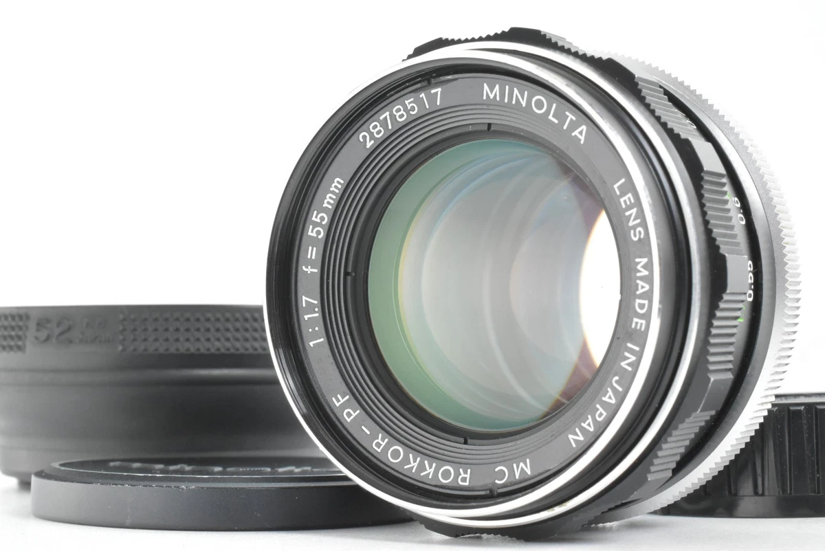 Minolta Rokkor PF f/1.7 55mm Camera Lenses for sale | eBay