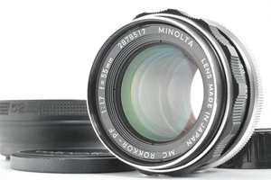 [Exc+3/Hood] Minolta MC ROKKOR-PF 55mm f1.7 MF Standard Lens MC Mount From JP - Picture 1 of 10