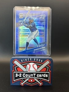 2021 Panini Donruss Optic - George Springer #165 Blue Prizm /75 - Picture 1 of 2