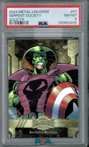 2024 Metal Universe Gold FX #57 Serpent Society PSA 8 - Picture 1 of 1