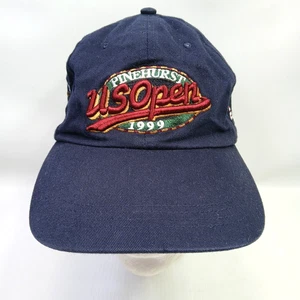Sombrero de golf vintage 1999 US Open Pinehurst bordado con correa - Imagen 1 de 9