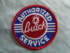 BUICK AUTHORIZED SERVICE UNIFORM PATCH 3 INCHES - Vintage - New - Original - Picture 1 of 3