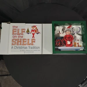 The Blue Eyed Girl ELF ON A SHELF A Christmas Tradition Includes Book & Clothes - Picture 1 of 12
