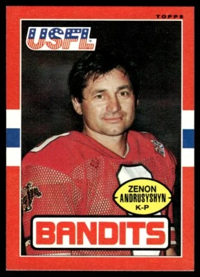 1985 Topps USFL Zenon Andrusyshyn Tampa Bay Bandits #123 - Image 1 of 2