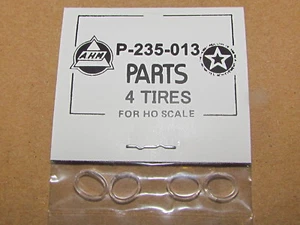 P-235-013 EMD E8 TRACTION TIRE PACK OF 4 AHM RIVAROSSI NEW HO SCALE - Picture 1 of 2