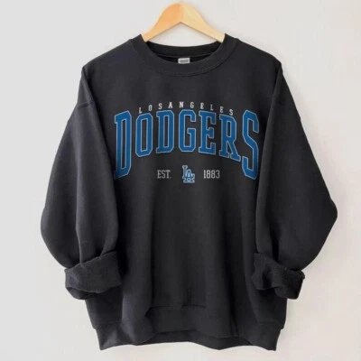 Los Angeles Dodgers Vintage Sweatshirt - Retro Baseball Crewneck, Casual Cotton - Image 1 of 4