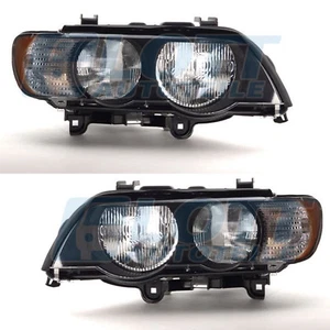 Hauptscheinwerfer H7 HB3 links + rechts passend für BMW X5 E53 bis BJ 09/2003 is - Bild 1 von 3