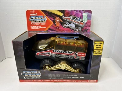 老式 1984 年 Buddy L Power Drivers 4X4 机器人骑手完好全新带盒货架 #2 Z5 — 第 1/4 张图片