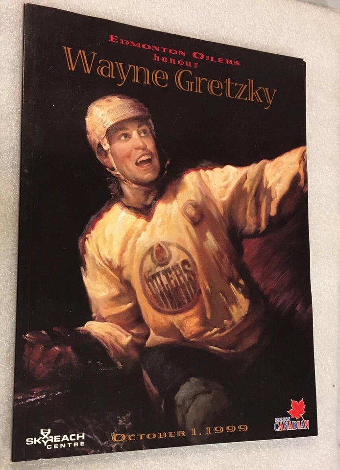 'The Great One' WAYNE GRETZKY EDMONTON OILERS JERSEY RETIREMENT PROGRAM 10/1/99 - Image 1 of 4