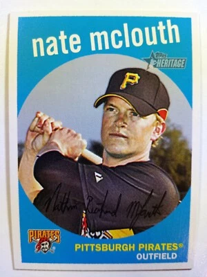 2008 Topps Heritage #290 Nate McLouth - Image 1 of 3