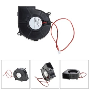 75mmx30mm DC 12V 0.24A 2-Pin Computer PC Sleeve-Bearing Blower Cooling Fan 7530 - Afbeelding 1 van 13