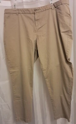 FADED GLORY COTTON BLEND CHINOS – 24W – EUC - Image 1 of 4