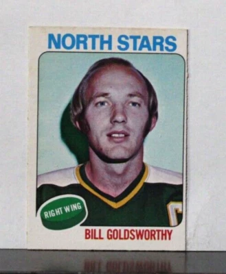 1975-76 O-Pee-Chee NHL #180 Bill Goldsworthy - Image 1 of 2