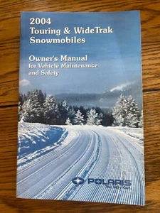 2004 touring and WIDETRAK SNOWMOBILES OWNERS MANUAL POLARIS PN 991-8226 - Picture 1 of 2