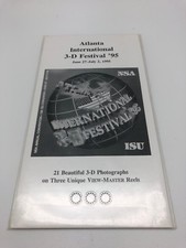 Atlanta International 3D Festival 1995- Sealed In Sleeve - View master Reel Set