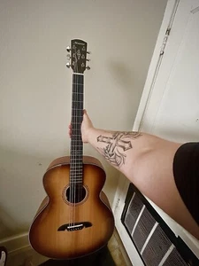 Alvarez ABT610E Baritone Acoustic-Electric Guitar Shadow Burst. Missing 1 String - Picture 1 of 4