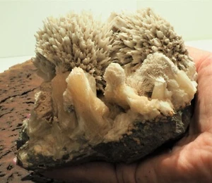 SCOLECITE with STILBITE Raw Natural Crystal Specimen Piece High Vibration 695g Y - Picture 1 of 11