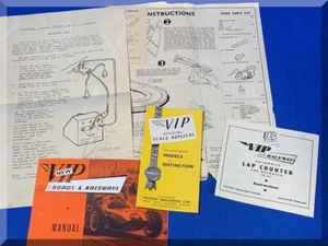 INSTRUCCIONES DE PAPELEO DE CARRERAS DE AUTOS TRAGAMONEDAS VIP - VICTORY INDUSTRIES DE COLECCIÓN - Imagen 1 de 1