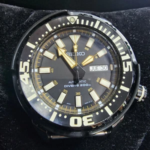 Seiko Baby Tuna Black Gold SRP231k1 4R36-00V0 Discontinued 1st Gen Rare - Picture 1 of 12