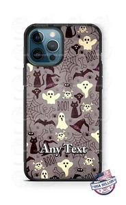 Halloween Ghost Black Cat Witch Hat Collage Personalized Phone Case Cover Gfit - Picture 1 of 10