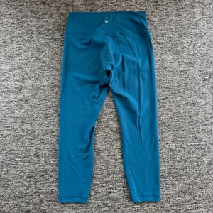 Lululemon Leggings Damen UK12 blau Athleisure Training Gym Laufen Activewear  - Bild 1 von 6