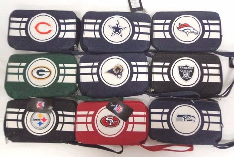 NFL Ripple Zip Womens Wallet Wristlet Little Earth Cover