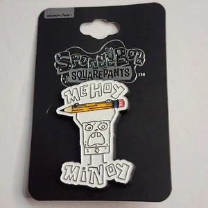 2022 New Spongebob Squarepants 1.5"  Doodlebob Mehoy Minoy Enamel Lapel Pin - Picture 1 of 3