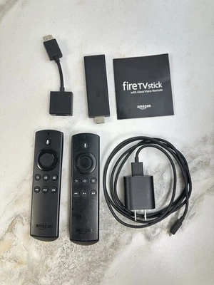 Amazon Fire TV Stick LY73PR w/ 2 Original Remotes & Cable - Image 1 of 4