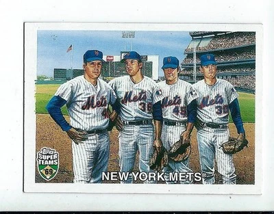 RYAN/SEAVER/KOOSMAN/McGRAW 2002 Topps "Super Teams" (GLOSSY SP) High Grade MINT! - Image 1 of 2