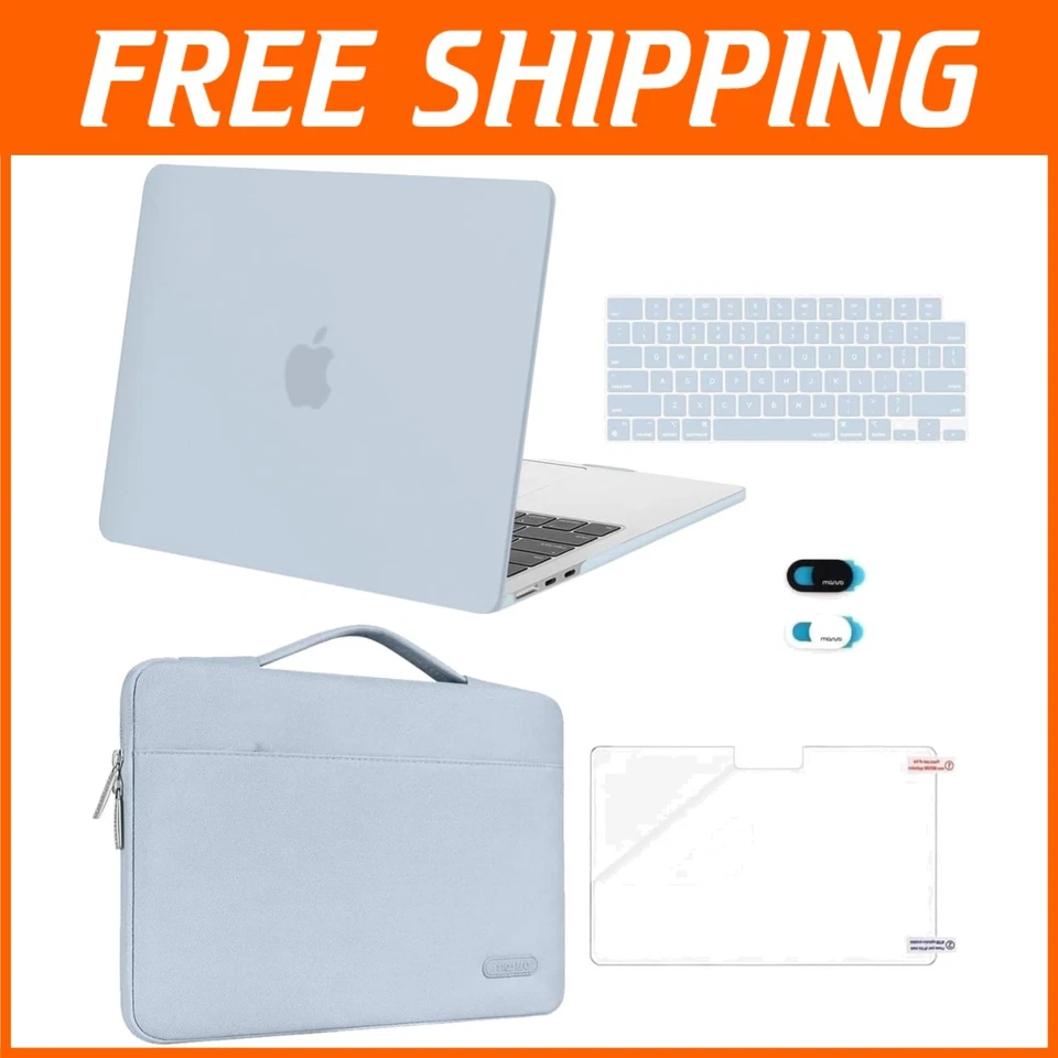 MacBook Air 13 inch Case with Accessories, Baby Blue - Image 1 of 4