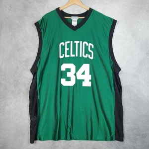 Boston Celtics Jersey Mens 2XL Green NBA Basketball Paul Pierce 34 - Picture 1 of 17