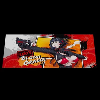 GamerSupps GG Kaho's Bloody Orange Limited Edition Mouse Pad - New - Image 1 of 2