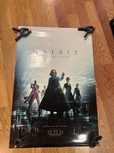 The Matrix Resurrections 2021 Double Sided Original Movie Poster 27" x 40" - Picture 1 of 9