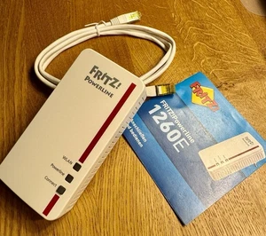 AVM Fritz! Powerline 1260E - auch Wifi 866 Mbit/s (5GHz), 400 Mbit/s (2,4GHz) - Photo 1/1