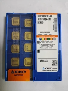 KORLOY SEKR1203AFSN-MX NCM325 CNC Carbide inserts Milling blade 10Pcs - Picture 1 of 1