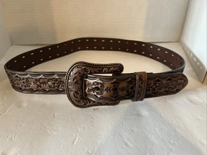 Ariat Damen Ledergürtel braun mit Bronzeschnalle A1523667 - Bild 1 von 4
