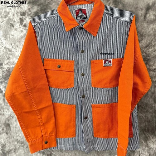 Cappotto Supreme x Ben Davis 19AW Chore arancione S articolo inutilizzato moda attraente