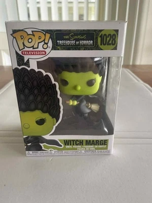FUNKO POP THE SIMPSONS TREEHOUSE OF HORROR WITCH MARGE NO 1028 COMES MINT BOXED - image 1 of 4