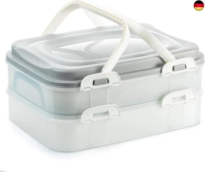 Party Container Kuchen Kuchenbehälter Cupcake Transportbox Lebensmittel Muffin  - Bild 1 von 4