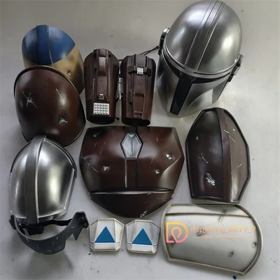 Din Djarin Star Wars Full Body Armor Helmet Boba Fett FRP Cosplay Equipment Prop - Image 1 of 4