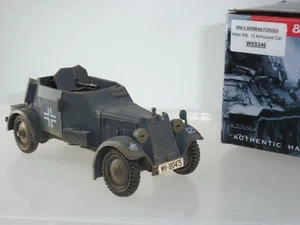 KING AND COUNTRY WS246 GERMAN FORCES ADLER KFZ 13 ARMOURED CAR MILITARY VEHICLE - Picture 1 of 3