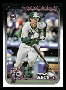 Actualización Topps 2024 Jordan Beck Rainbow Foil RC #US269 COLORADO ROCKIES - Imagen 1 de 2