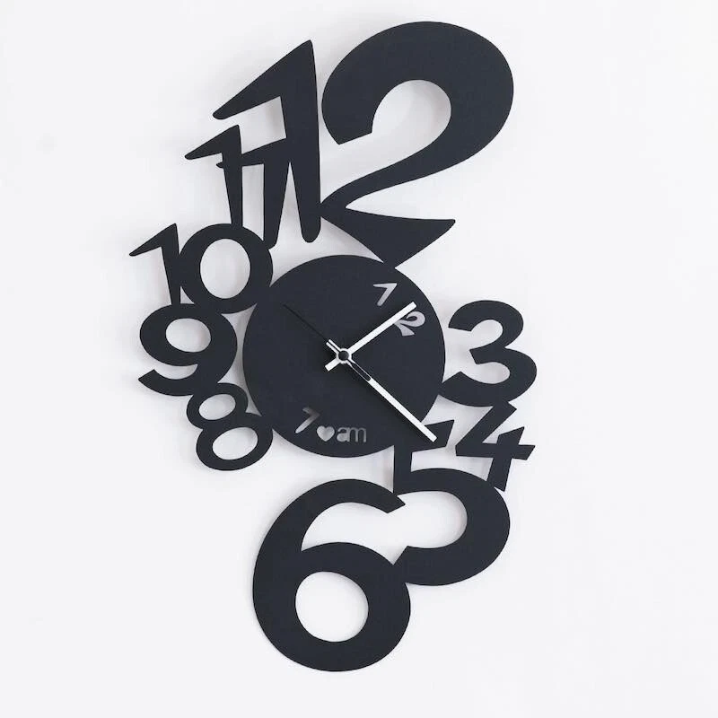 Arti & Mestieri, Lupin, Orologio da Parete Nero, Metallo - Immagine 1 di 1