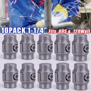 10PCS 1-1/4" Weld In Tube Connectors Adapter Roll Cage Bungs For .095 & .120Wall - Picture 1 of 14