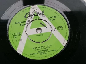 MATT MONROE  UK  45 CAPITOL DEMO  WHAT TO DO  /  THESE YEARS - Bild 1 von 4