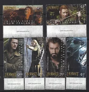NUEVA ZELAND 2013 EL HOBBIT CONJUNTO DE 6 MARGINALES SIN MONTAR COMO NUEVO, MONTADO SIN MONTAR - Imagen 1 de 1