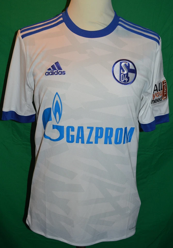 Trikot vom FC Schalke 04, Größe 176, Saison 2017/2018, von adidas, Weiß - Bild 1 von 1